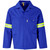 Royal Blue Premium 100% Cotton Jacket with Reflective Arms in Yellow Tape by Azulwear South Africa