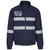 Navy Unisex Foundation Hi-Viz Padded Jacket by Azulwear Reflective Workwear South Africa