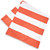 Orange microfibre holiday towel for corporate wellness promotional gifting, Azulwear George.
