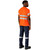 Construction Hi-Viz Reflective T-Shirt - Back, Azulwear