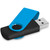 Cyan Altitude Axis Gyro 8GB flash drive for corporate promotional gifting, Azulwear Johannesburg.