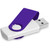 Altitude Axis Gyro White Flash Drive - 8GB Purple, Azulwear Promotional Gifts & Branding 