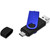 Shuffle Gyro Black Flash Drive – 8GB Blue, Azulwear Promotional Gifts & Branding 