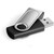 Black Axis Dome Flash Drive 16GB with custom resin dome branding, Azulwear Cape Town.