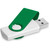 Altitude Axis Gyro White Flash Drive - 16GB Green, Azulwear Promotional Gifts & Branding
