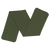 Polar Fleece Scarf - Olive, Azulwear 
