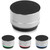 Odeon silver promotional technology gift speaker by Azulwear, delivering to corporate businesses in Cape Town and Durban.
