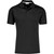 Black Men's Zeus Golf Shirt made from lightweight 145g polyester birdseye fabric, designed for high-comfort corporate clothing and casual team uniforms across South Africa.