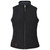 Front view of the Black Ladies Mafadi Bodywarmer by Azulwear South Africa showcasing the fully padded and quilted 100 percent polyester outer.
