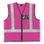 Hot Pink Highway Waistcoat with Zip and ID Pouch - Workwear by Azulwear, South Africa 