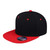 Snapback Two Tone Flat Peak Cap Black/Red by Azulwear Cape Town, South Africa