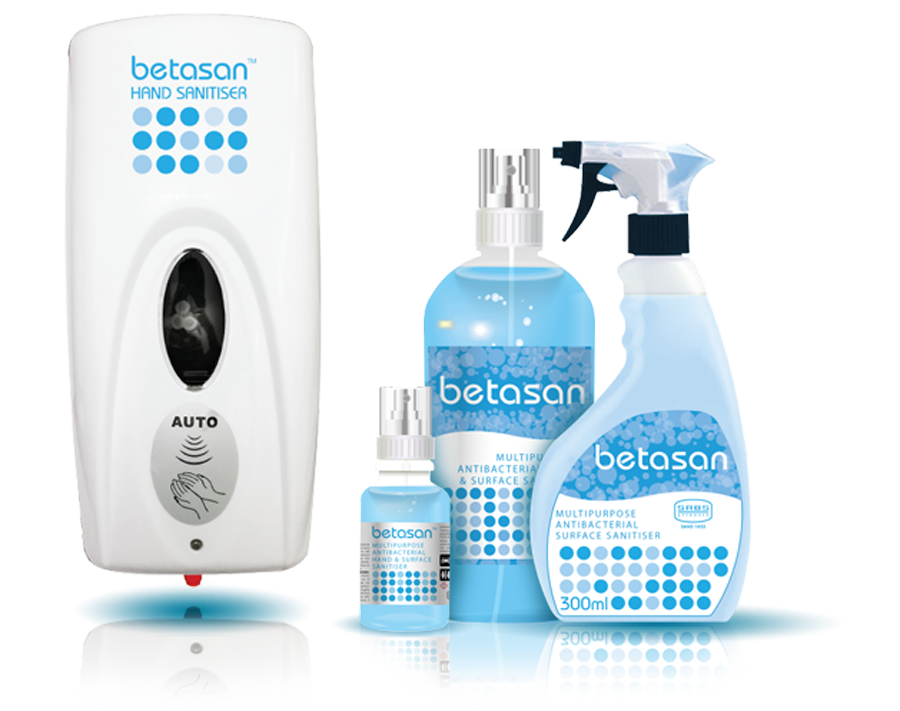 Betasan Sanitiser & Dispensers