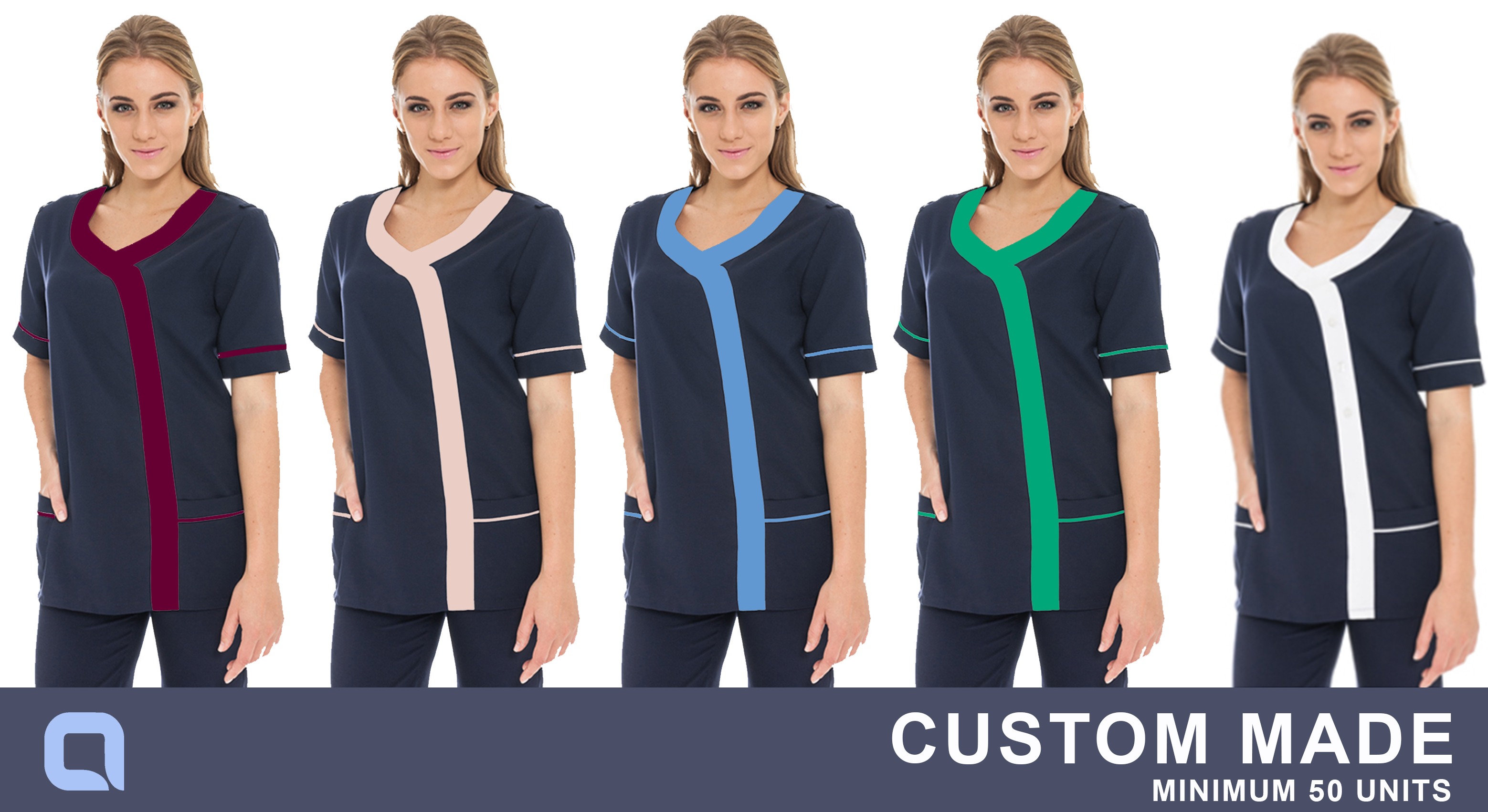 Custom Made Nursing Uniforms Azulwear Corporate & Workwear Clothing