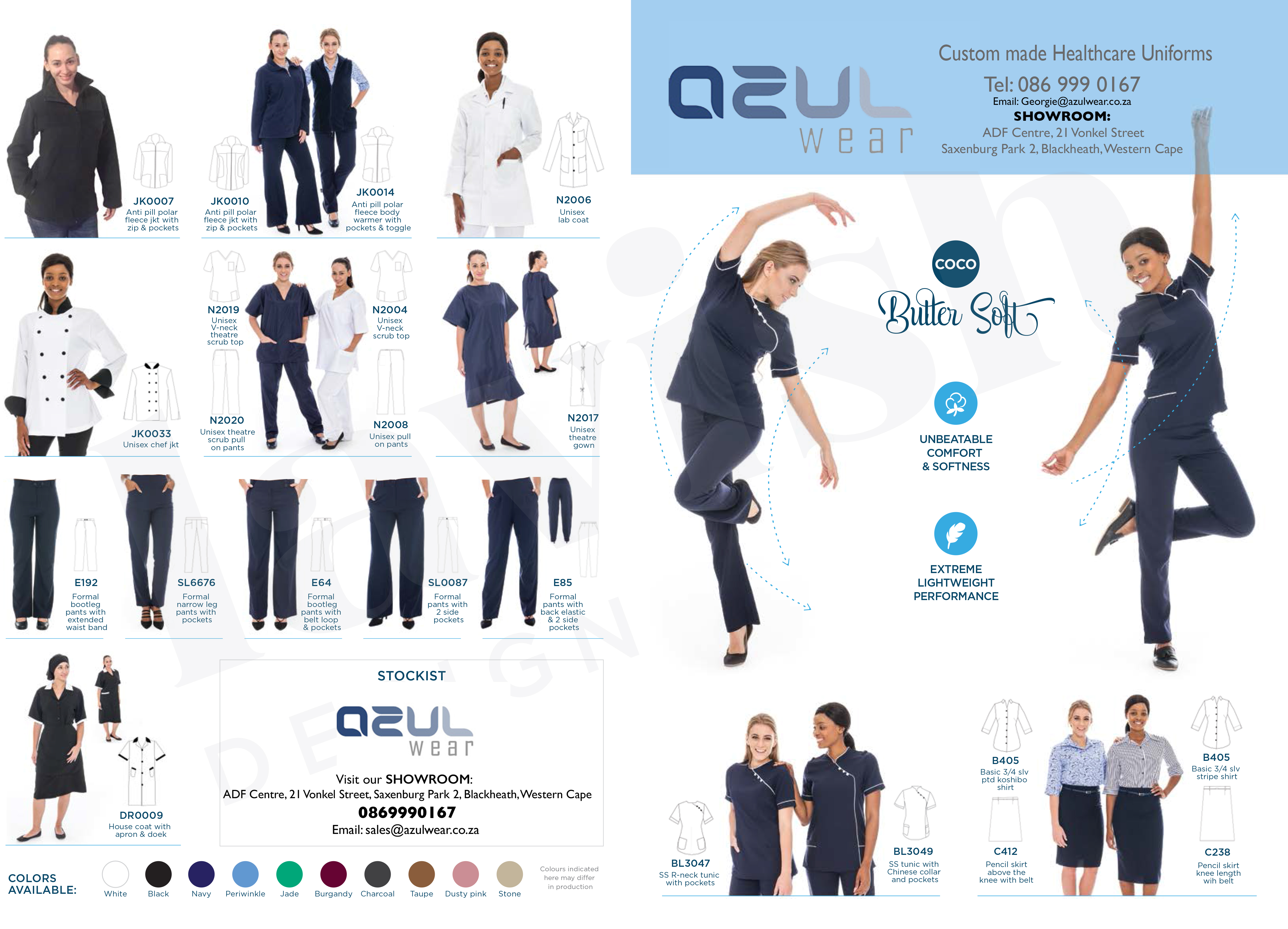 Custom Made Health Care Uniforms Azulwear Corporate & Workwear