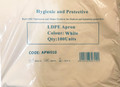 Plastic Disposable Aprons | White | Bag of 100 | Azulwear