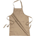 Javlin Bordeaux Chef's Full Apron - Khaki Apron