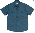 Dassie Kid’s Bush Shirt - Airforce Blue