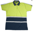 Hi-Vis Two Tone Golfer With Reflective Tap - Lime