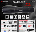 Zartek Extreme Bright Flashlight, LED, 1000 Lm