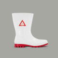 Unisex Fielder Mid Calf Gumboots | White/Red