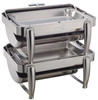 Winco Virtuoso 8qt Full-size Chafer, Roll-top, S/S, Extra Heavywei