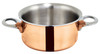 Winco Mini 3.75" casserole, copper plated, 15oz