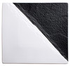 Winco VISCA 11"Sq Porcelain Square Platter, Black & White, 2 pcs/p