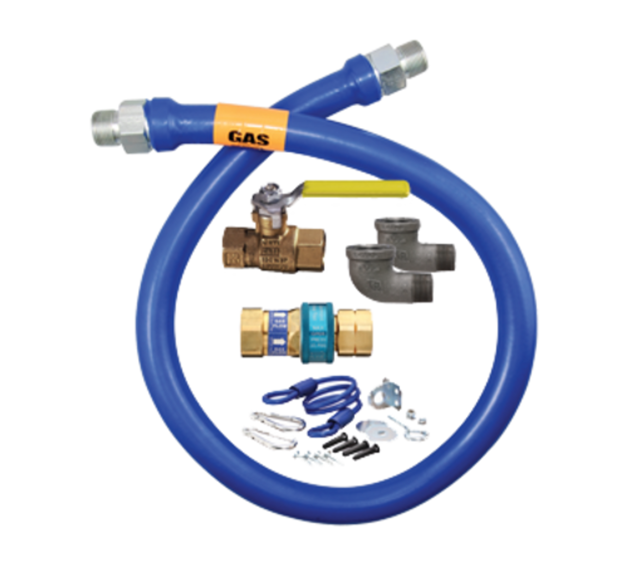 Dormont 16100KIT48 Blue Hose Gas Connector Kit
