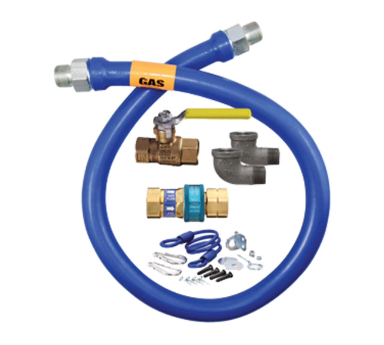 Dormont 1675KIT48 Blue Hose Gas Connector Kit