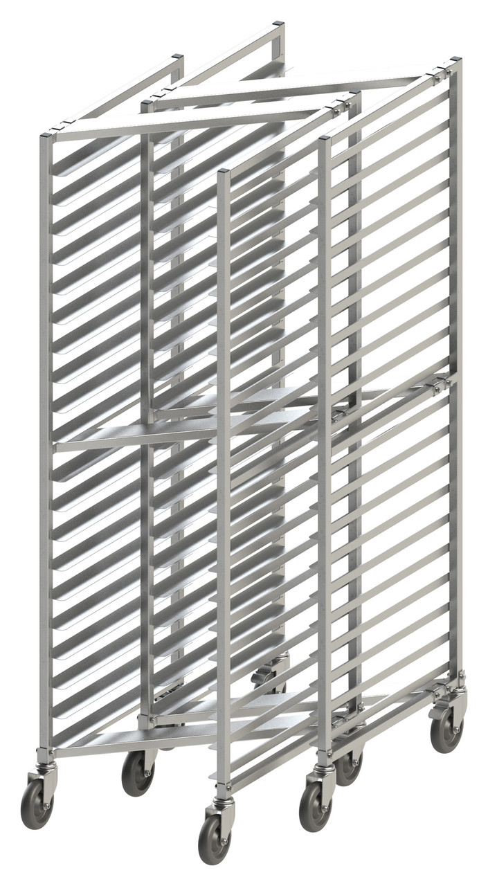 Winco Sheet Pan Rack, Nesting, 20-Tier, 3" Spacing, Aluminum, KD,