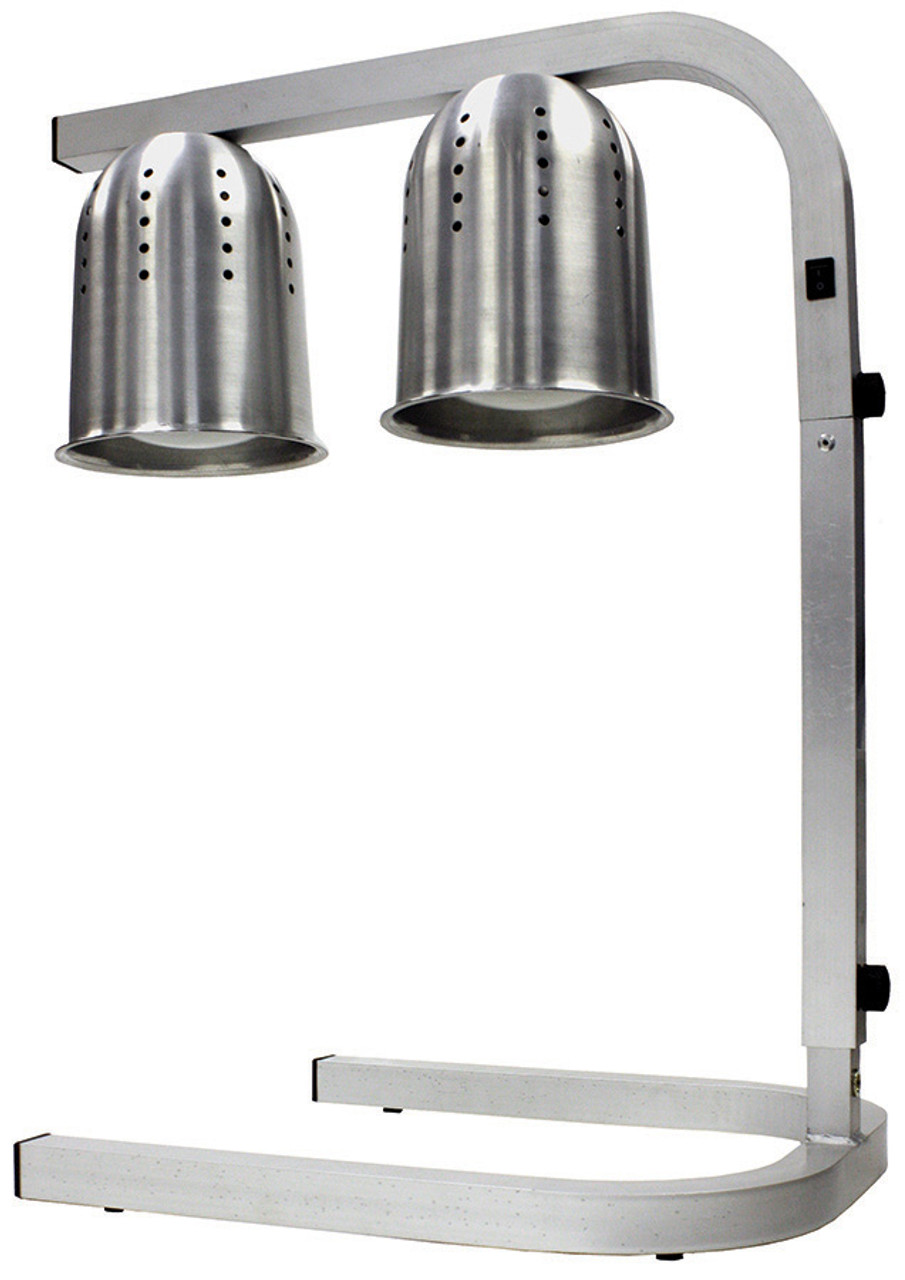 Winco Heat Lamp, 4-Position, Aluminum Tubing