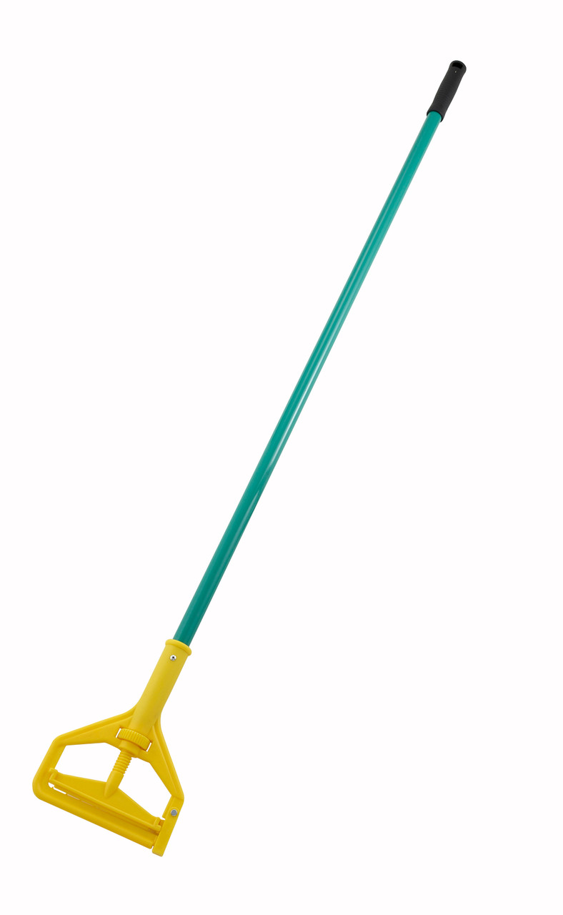 Winco Mop Handle, 57", Side Release, Plastic