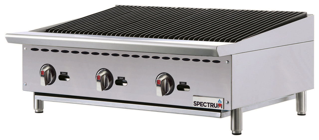 Winco Spectrum Charbroiler-36", Radiant, Natural Gas