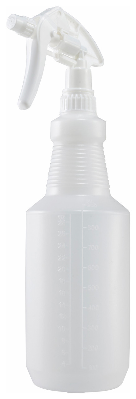 Winco Spray Bottle, 28oz, Plastic, White Sprayer