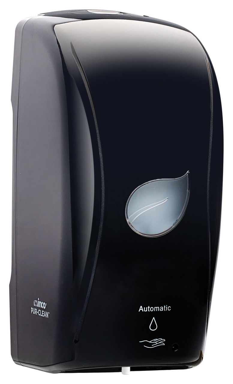 Winco Pur-Clean, Automatic Liquid Soap Dispenser, Black, 1000ml