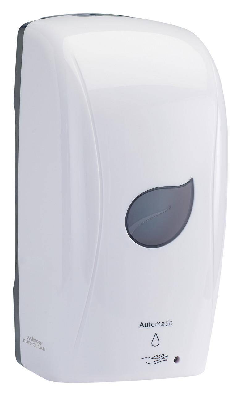 Winco Pur-Clean, Automatic Liquid Soap Dispenser, White, 1000ml