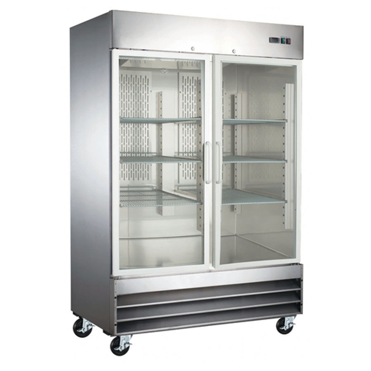 Falcon AF-49G Freezer, Reach-In, 2-Door, Glass Doors, 35.84 cu. ft.