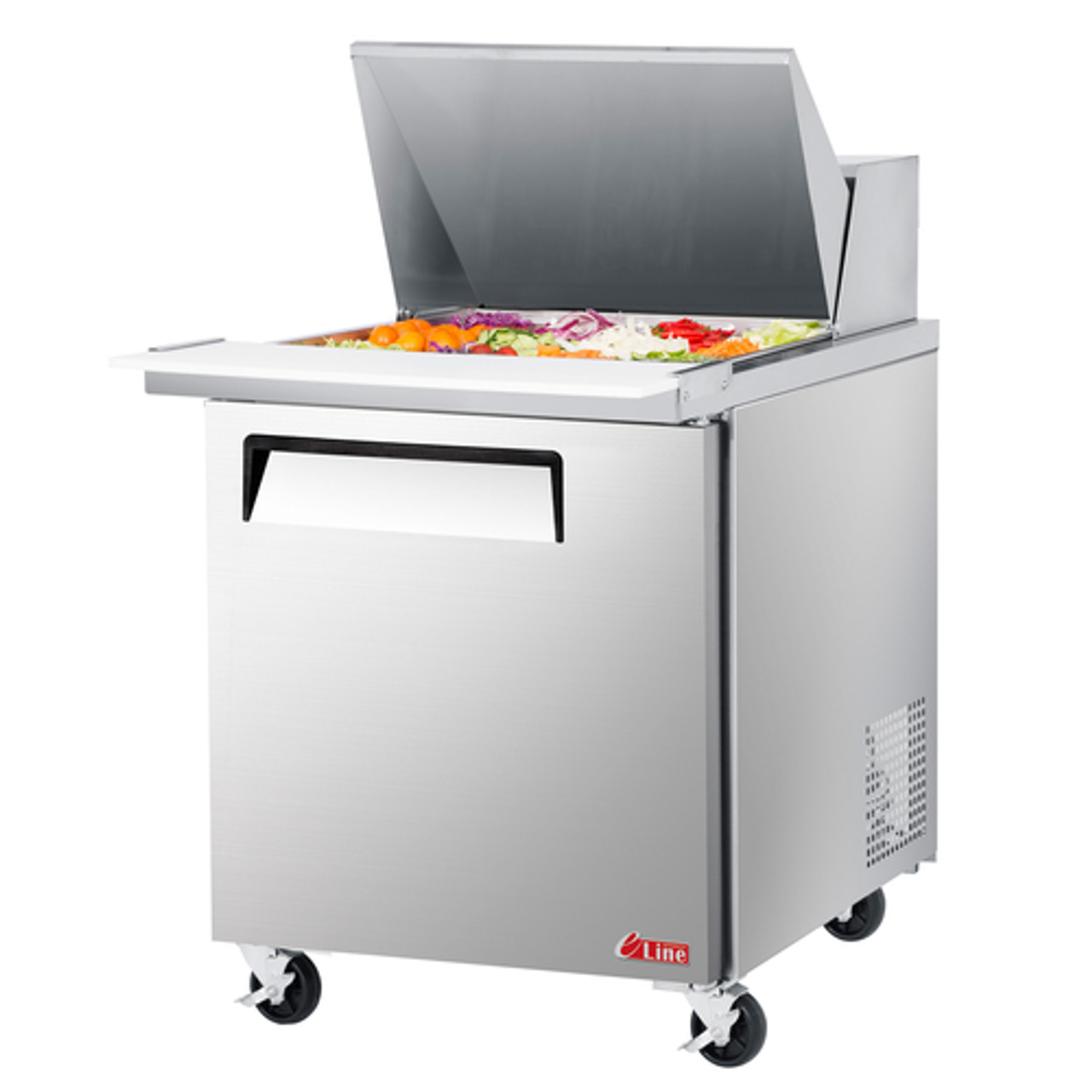 Turbo Air E-line series, Food prep table, Mega top sandwich/salad unit EST-28-12-N6-V