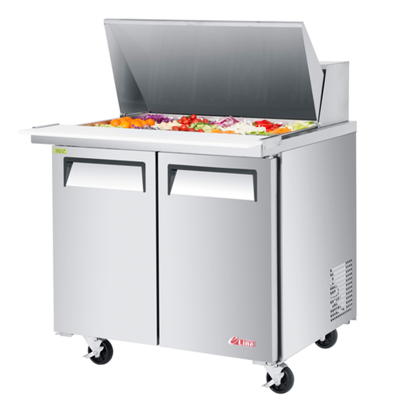 Turbo Air E-line series, Food prep table, Sandwich/salad unit EST-36-N6-V