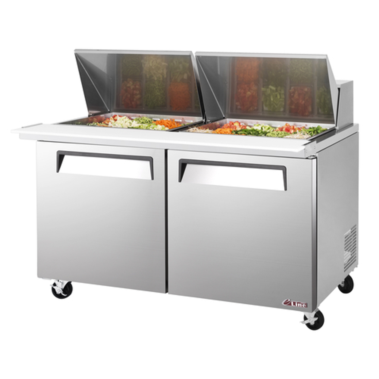 Turbo Air E-line series, Food prep table, Mega top sandwich/salad unit EST-60-24-N-V