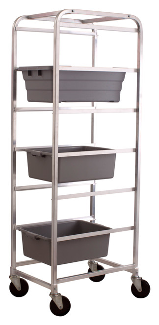 Winco Bus Box Cart, 6 Tiers, Alu