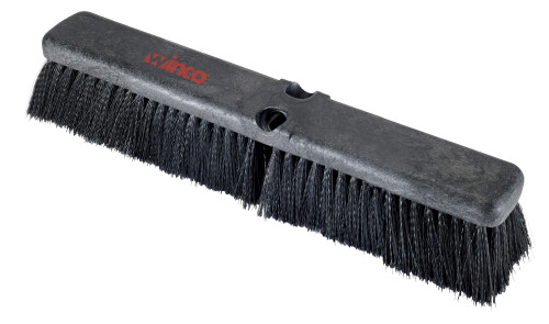 Winco Floor Sweep Head (Only), 18"L Foam Block, Black Bristles, Fi