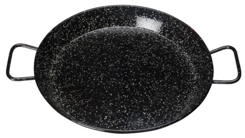 Winco 14-1/8" Paella Pan, Enameled Carbon Steel (Spain)