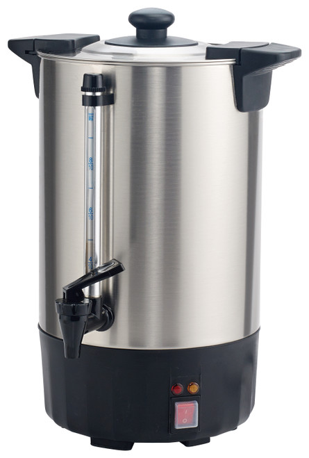 Winco Commercial 50-Cup (8L) Stainless Steel Water Boiler, 110-120