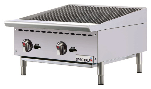 Winco Spectrum Charbroiler-24", Radiant, Natural Gas