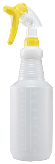 Winco Spray Bottle, 28oz, Plastic, Yellow Sprayer