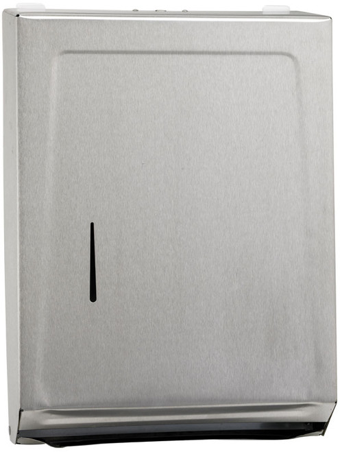 Winco Paper Towel Dispenser, M/C-Folds, S/S