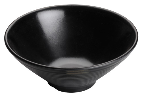 Winco TOGASHI 8"Dia Melamine Bowl, Black, 24pcs/case