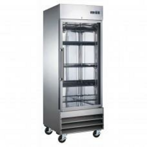 Falcon AF-23G Freezer, Reach-In, 1-Door, Glass Door, 23 cu. ft.