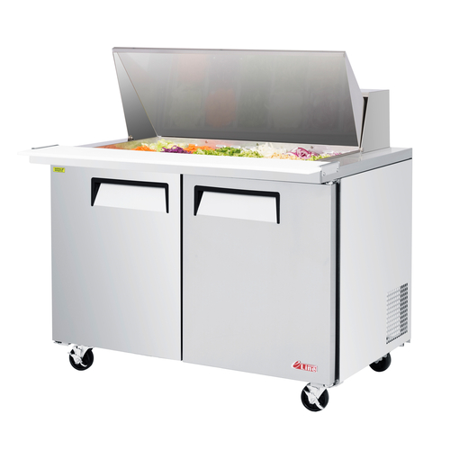 Turbo Air E-line series, Food prep table, Mega top sandwich/salad unit EST-48-18-N-V